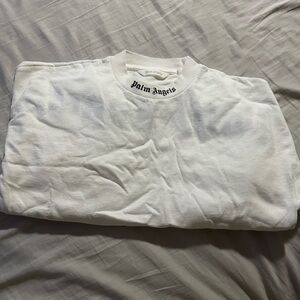 Palm Angels Classic White Crewneck. Kids palm angels long sleeve tee